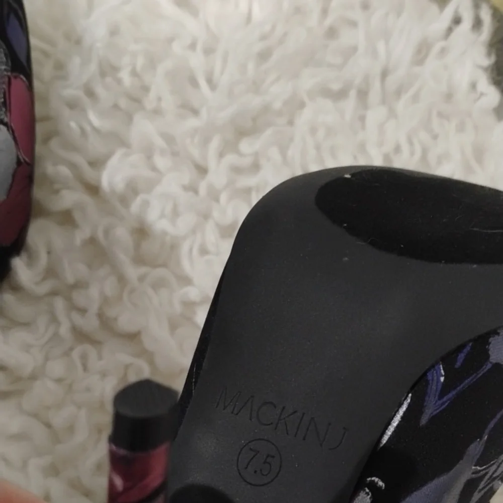 Floral Stiletto Ankle Boots - Picture 4 of 5